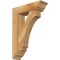 Ekena Millwork Imperial Traditional Rough Sawn Bracket w/ Offset Brace, Western Red Cedar, 6"W x 20"D x 28"H BKT0604X20X28IMP01RWR - alternate 1